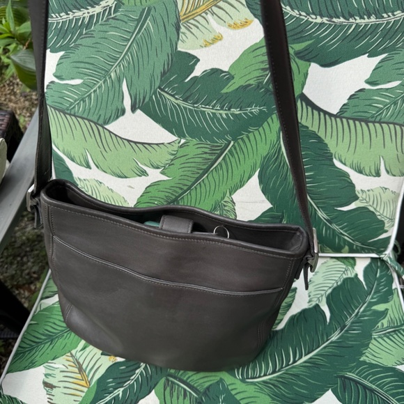 Coach 1999 Vintage 1990's Chelsea Hobo H9D-6003 Gray Crossbody/Shoulder Bag - Picture 12 of 13